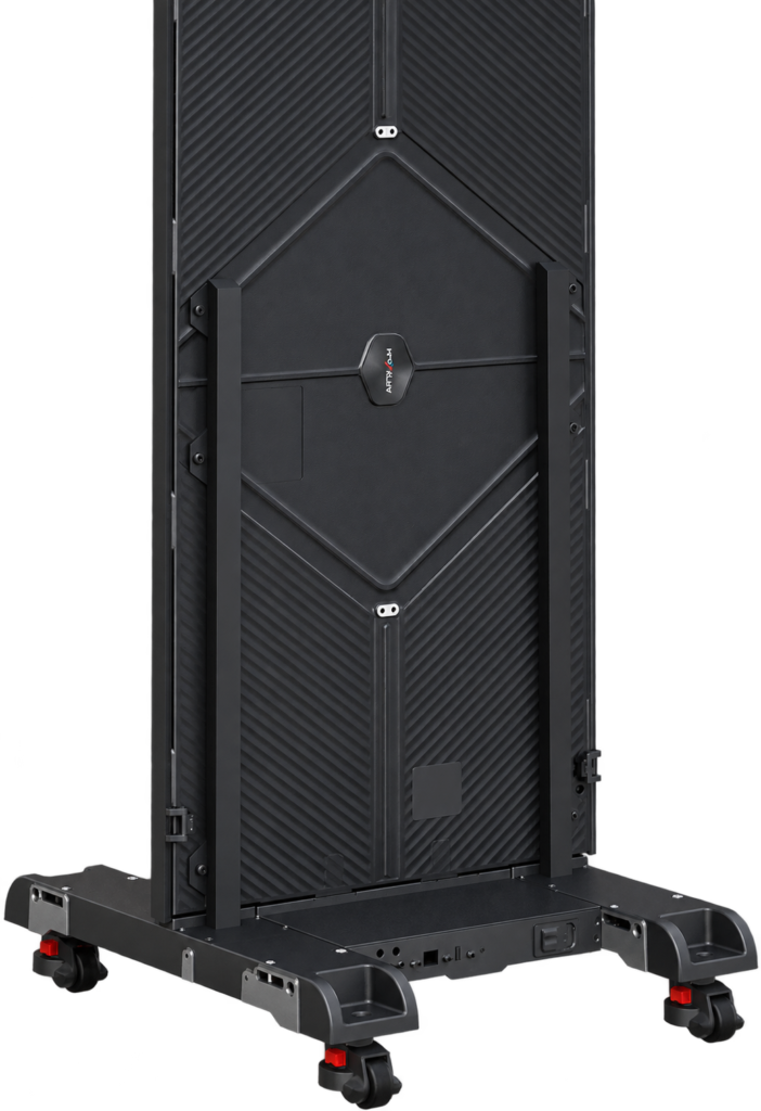Rear of a Pad Link 2 on its wheeled, height-adjustable base