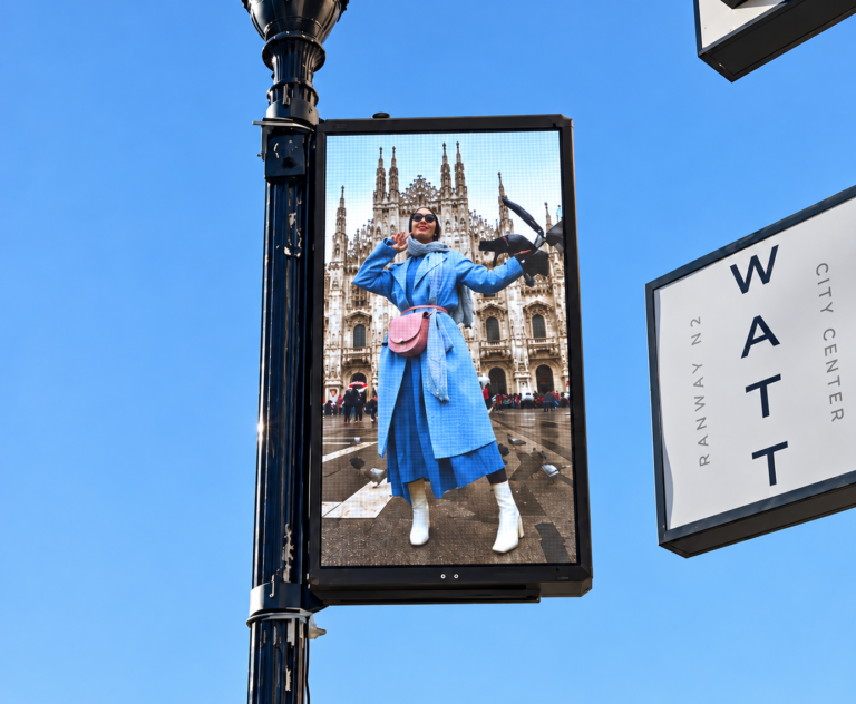 Smart City outdoor digital signage display
