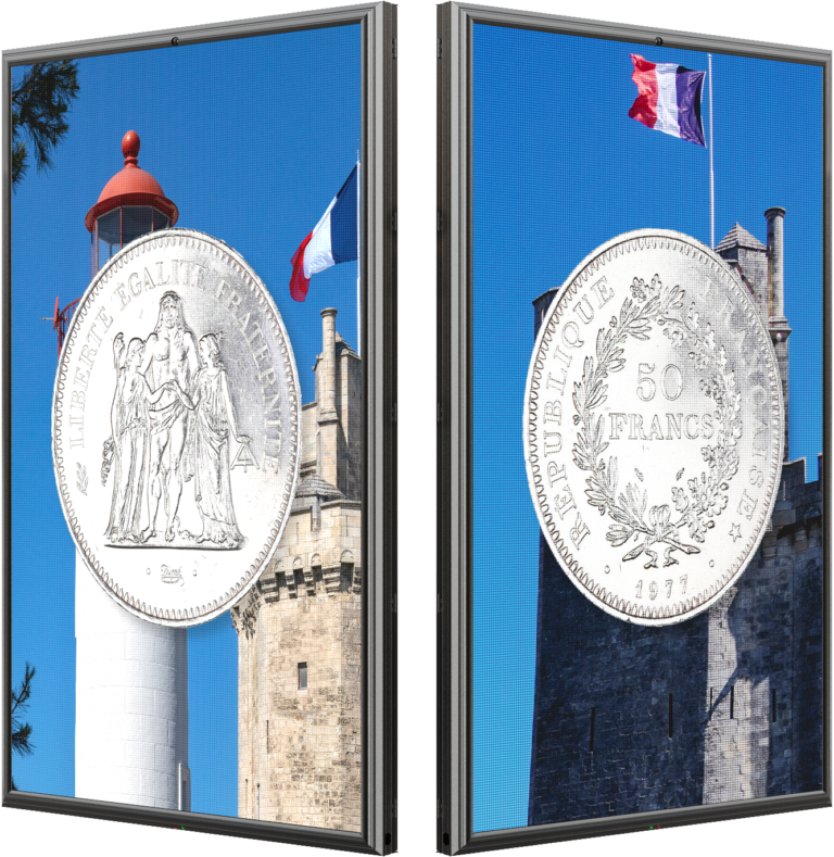 Smart City: double-sided display