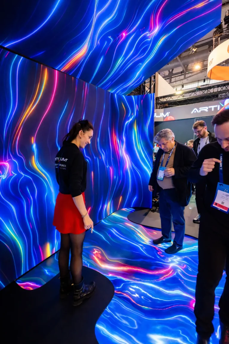 Extended reality event on an LED wall