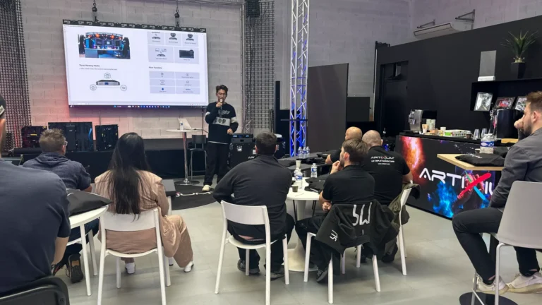 Formation NovaStar au showroom Artixium, en complément de notre documentation technique écran LED