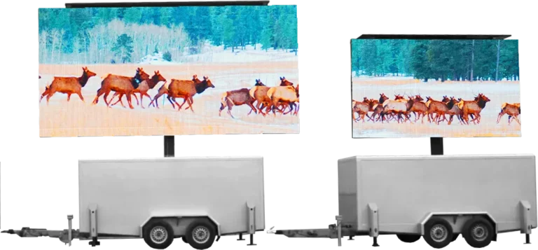 LED Trailer : plusieurs tailles d'écran
