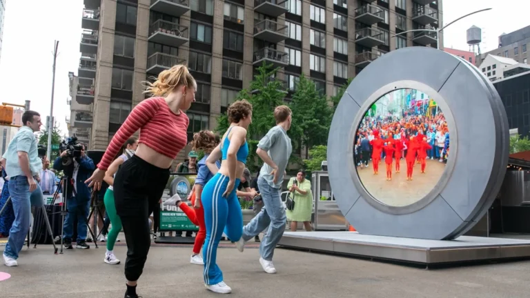 Portal NYC-Dublin : la technologie LED derrière le portail