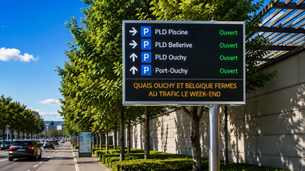 LED parking guidance sign