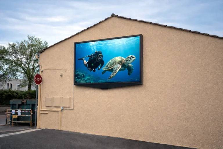 Cobalt outdoor LED display in use