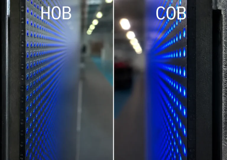 Pad Link 2 LED poster: HOB and COB technologies