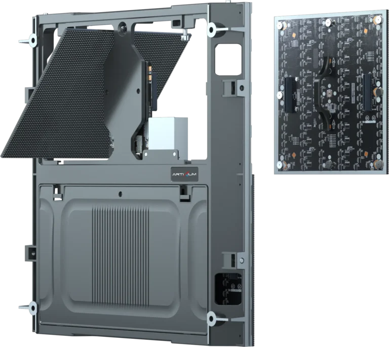 Qwartz Swift indoor LED display: front and rear maintenance