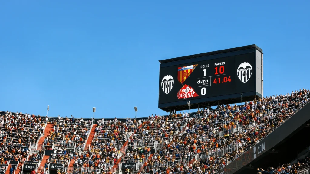 LED scoreboard, International Champions Cup