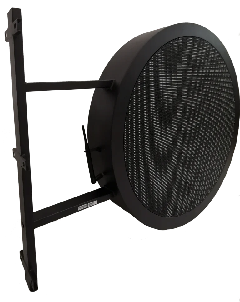 Bifaceo round LED sign: plug and play